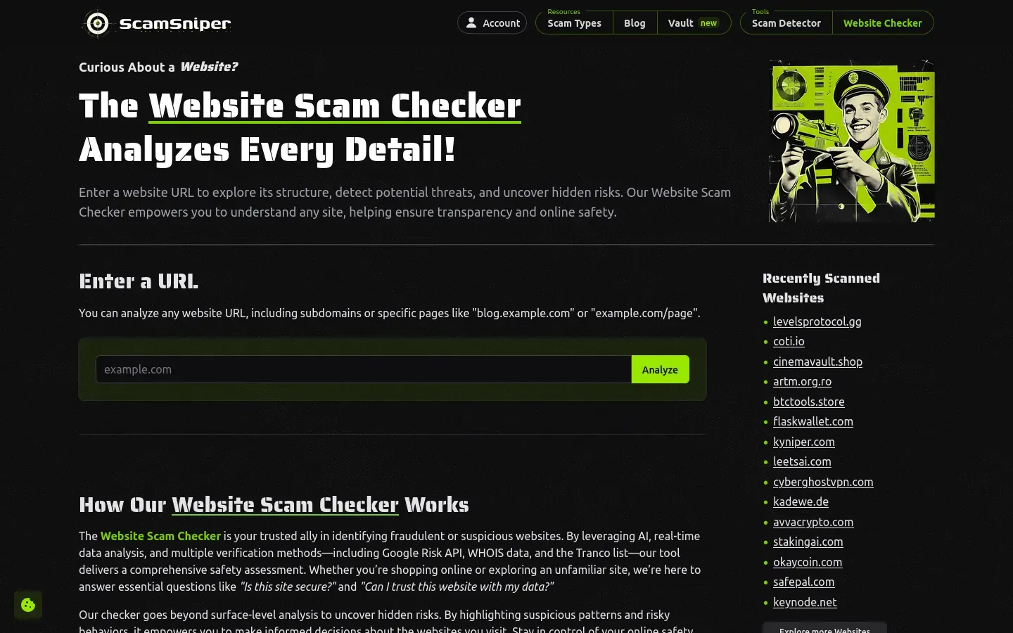 Scam Detector prompt