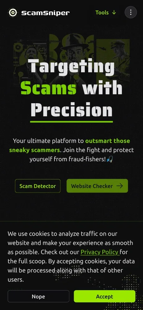 ScamSniper Homepage